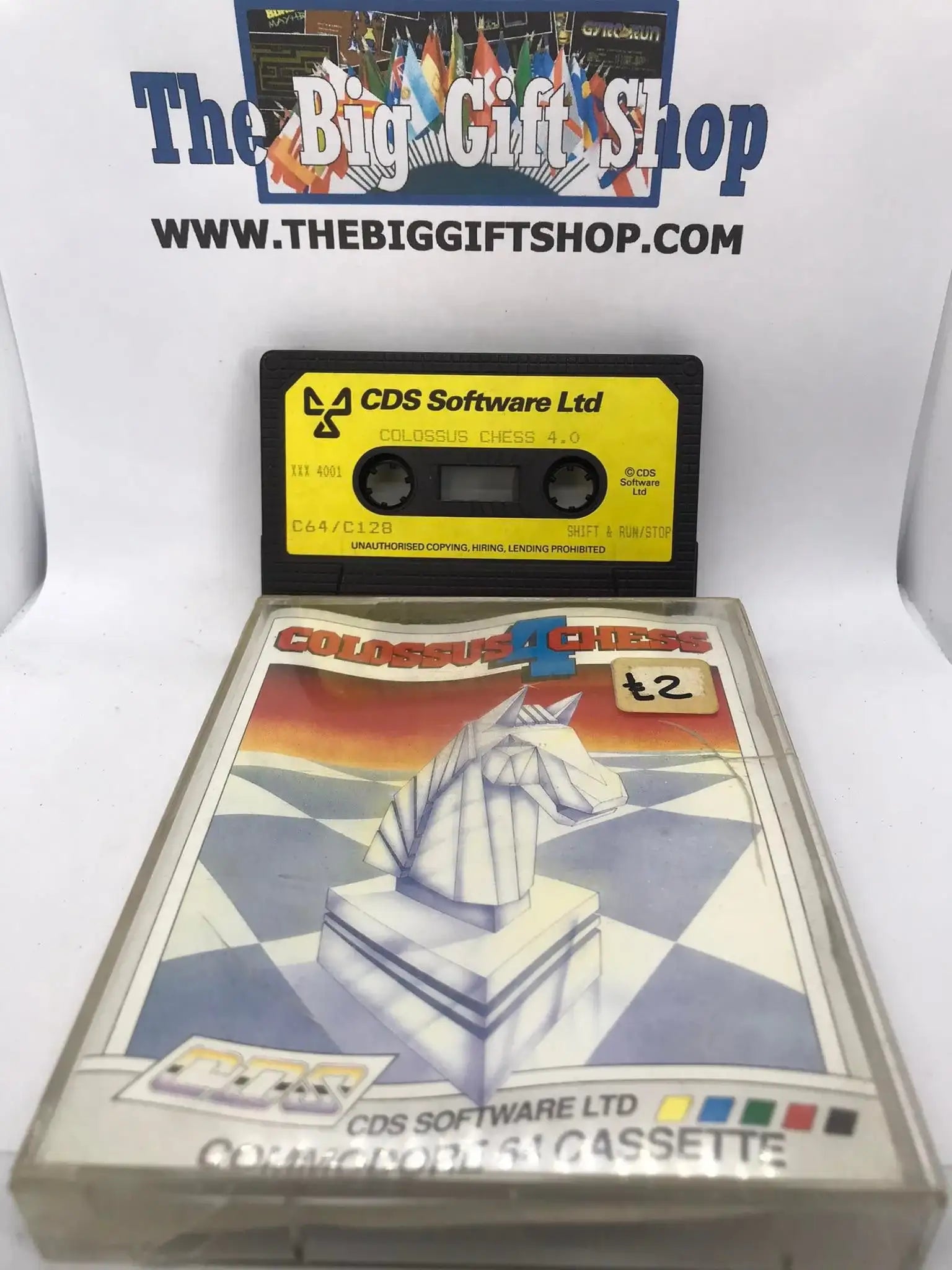 Colossus Chess 4, C64, Released by CDS Micro, WORKING Magretro