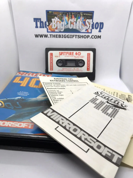 Spitfire 40, 128k (Tested Working), ZX Spectrum, Released by Mirrorsoft Ltd. Magretro