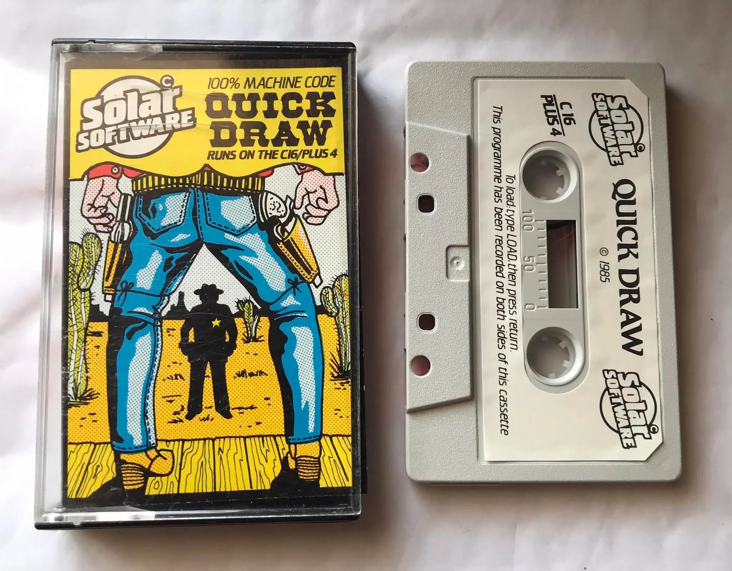 Quick Draw, Commodore Game for C16 plus/4 Game, by Solar Software Magretro