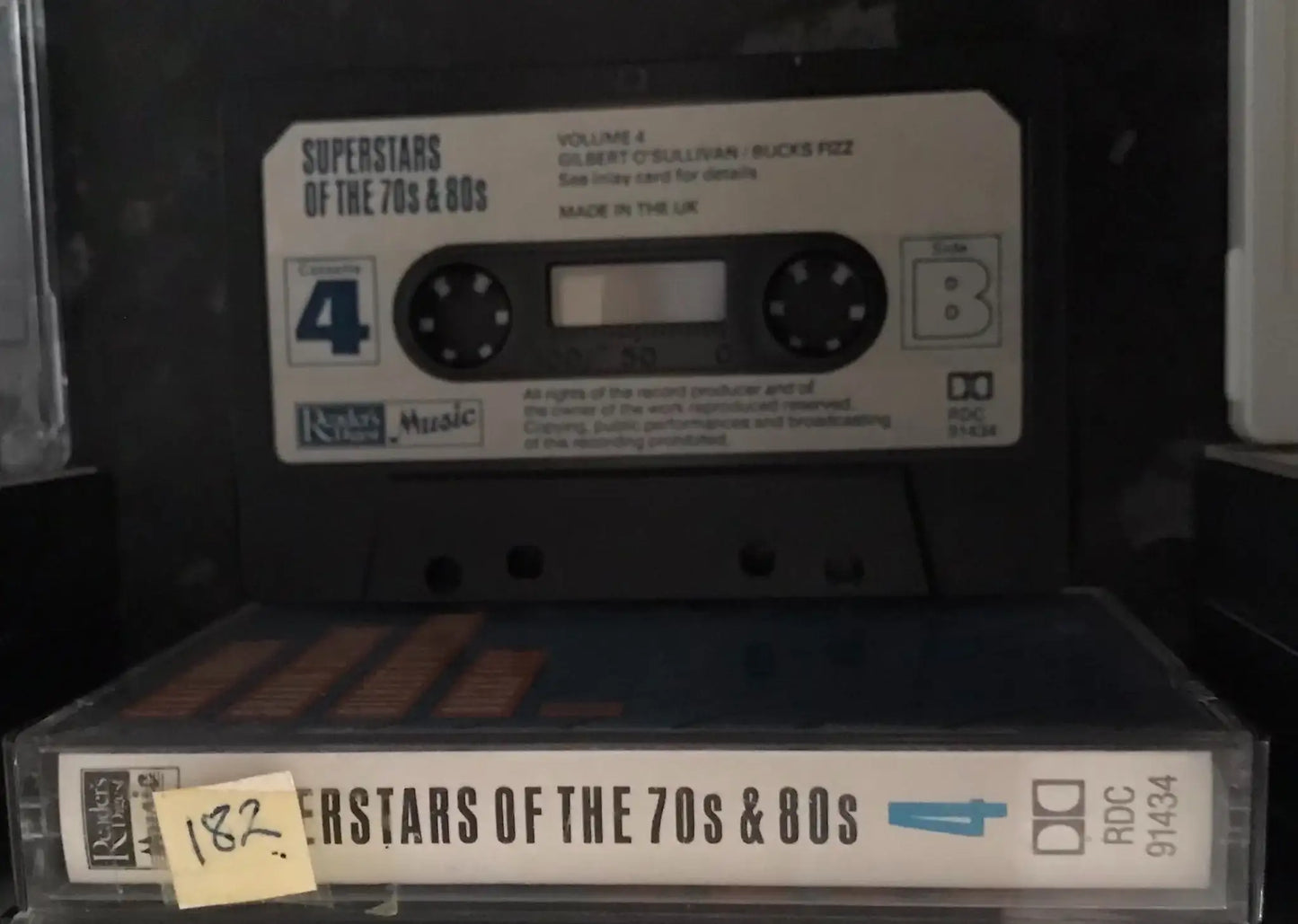 Superstars of the 70's & 80's, Tape 4, RDC 91434, Vintage Cassette Magretro