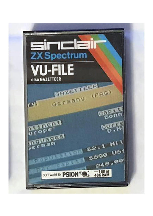 VU-File, ZX Spectrum by Sinclair/Psion, Working Magretro