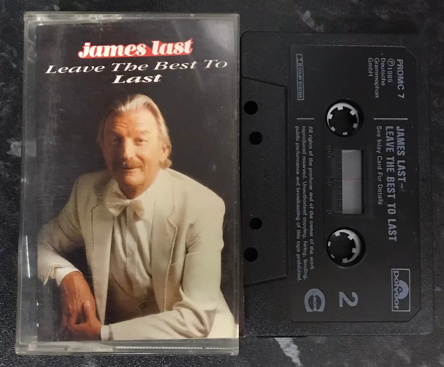 James Last, Leave The Best To Last Album, Polydor, PROMC 7, Vintage Cassette Magretro