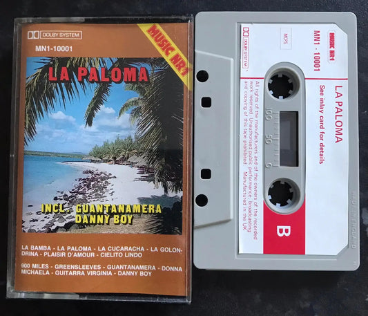La Paloma Album, Music NR1 Label, mn1-10001, Vintage Cassette Magretro
