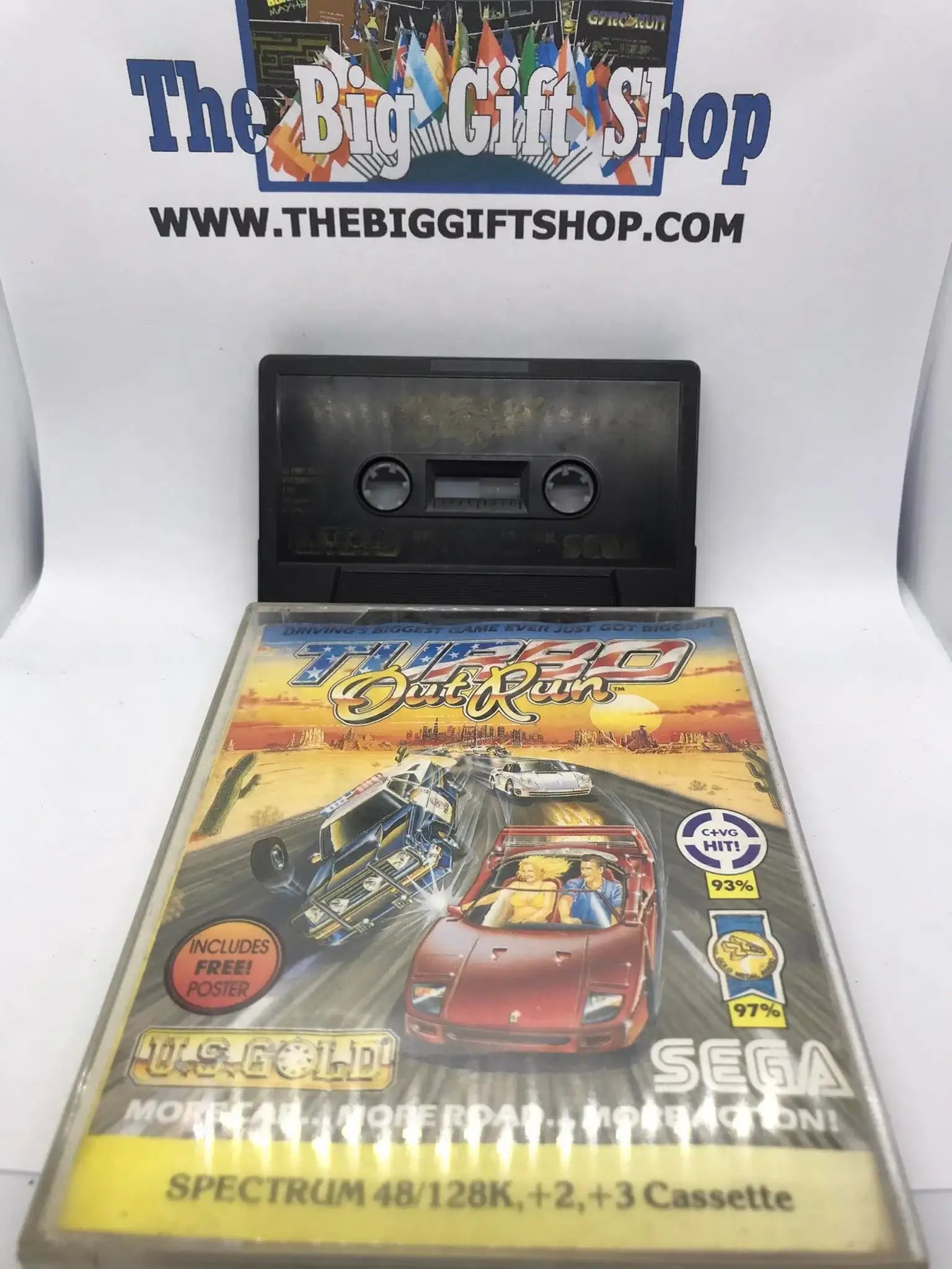 Turbo Out Run, ZX Spectrum by US Gold Magretro