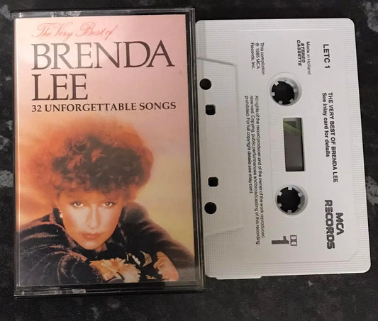 The Very Best Of Brenda Lee Album, MCA Records, LETC 1, Vintage Cassette Magretro