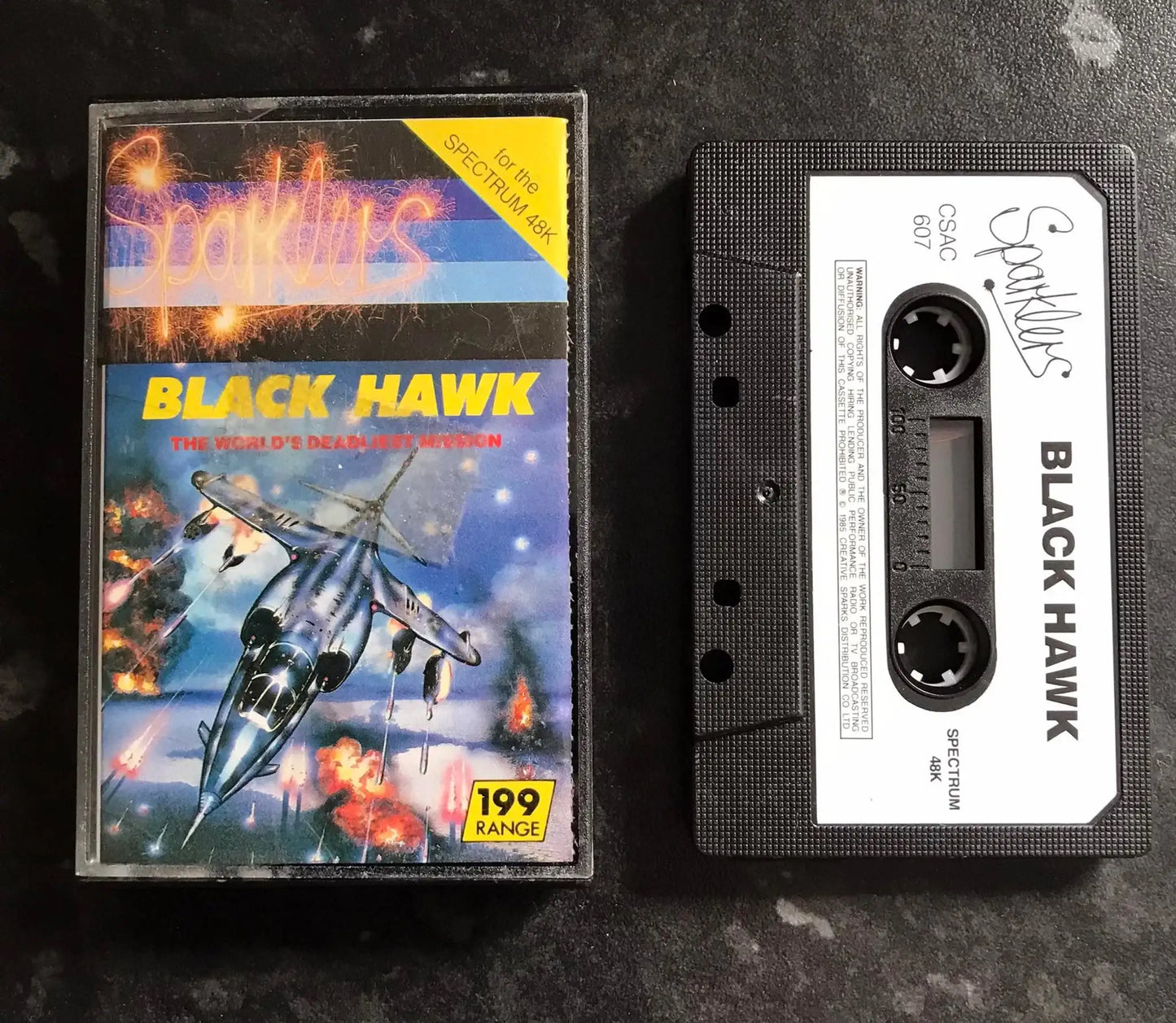 Black hawk (Working), ZX Spectrum, by Sparklers Magretro