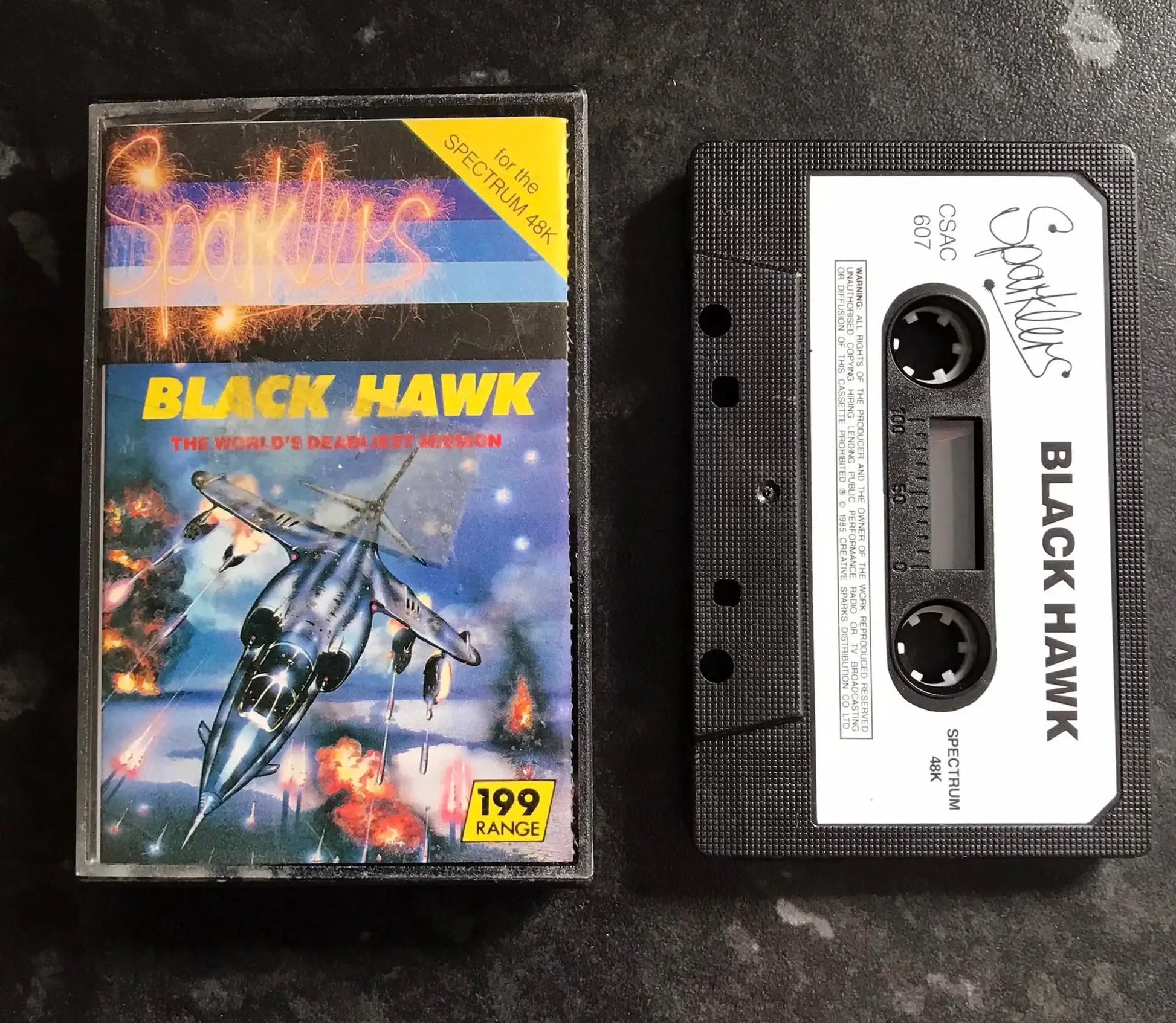 Black hawk (Working), ZX Spectrum, by Sparklers Magretro