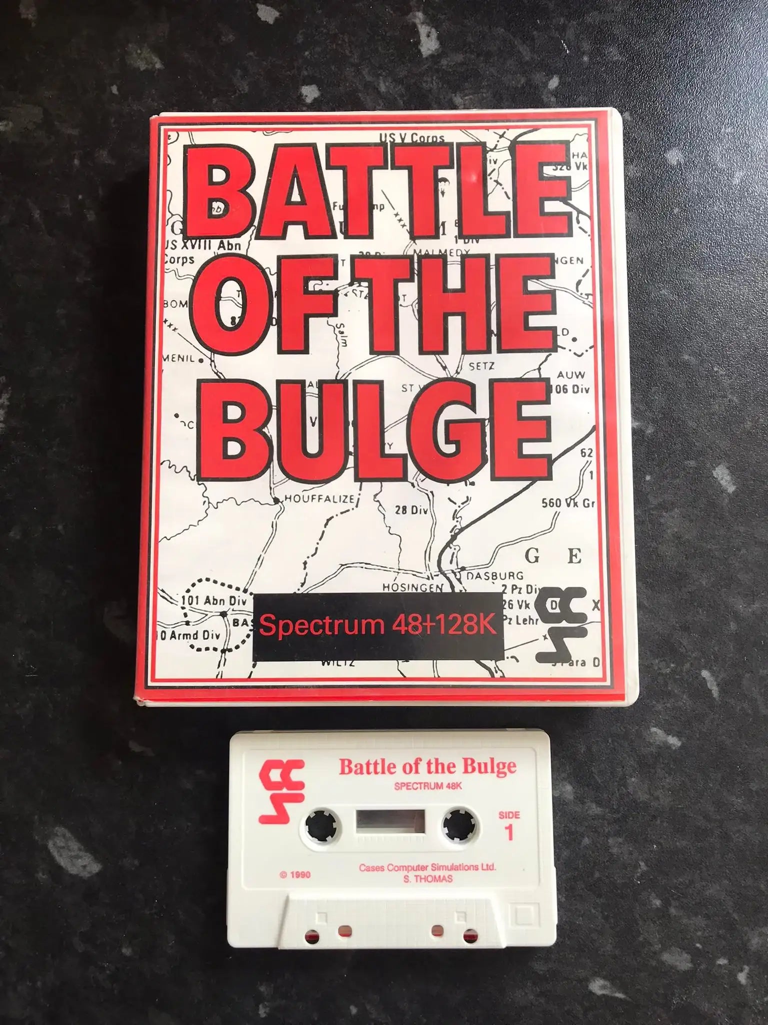 The Battle Of The Bulge Big Box, ZX Spectrum by CCS, Working Magretro