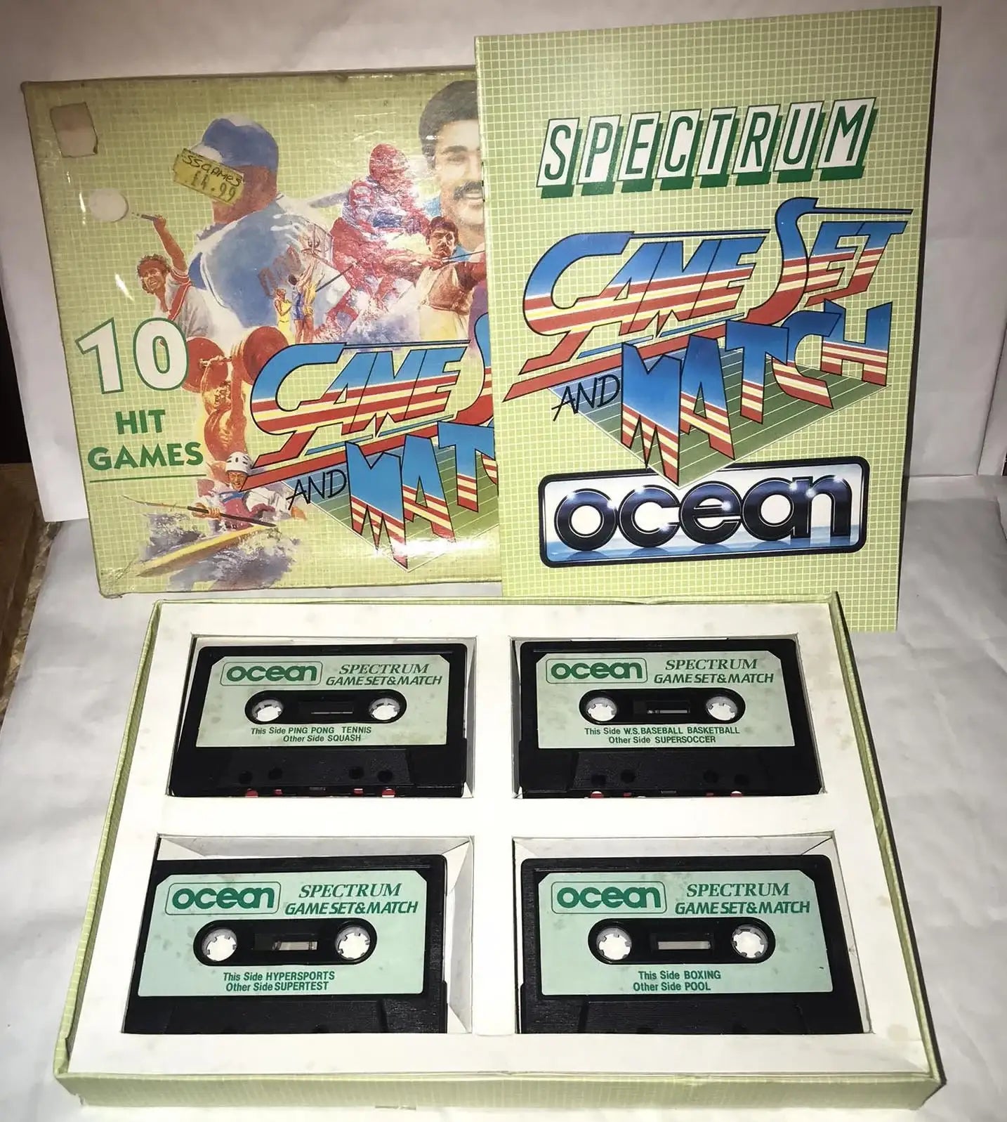 Game Set and Match Compilation, ZX Spectrum by Ocean Magretro