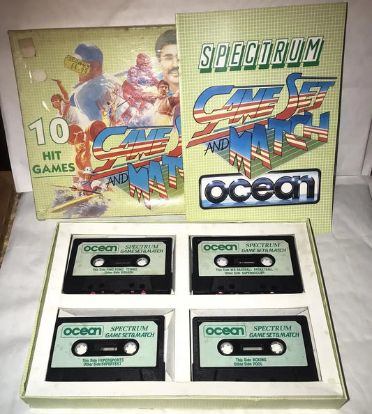 Game Set and Match Compilation, ZX Spectrum by Ocean Magretro