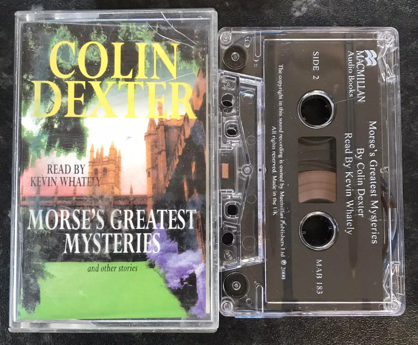 Colin Dexter, Morse's Greatest Mysteries, Macmillan Audio Books, MAB No. 183 Magretro