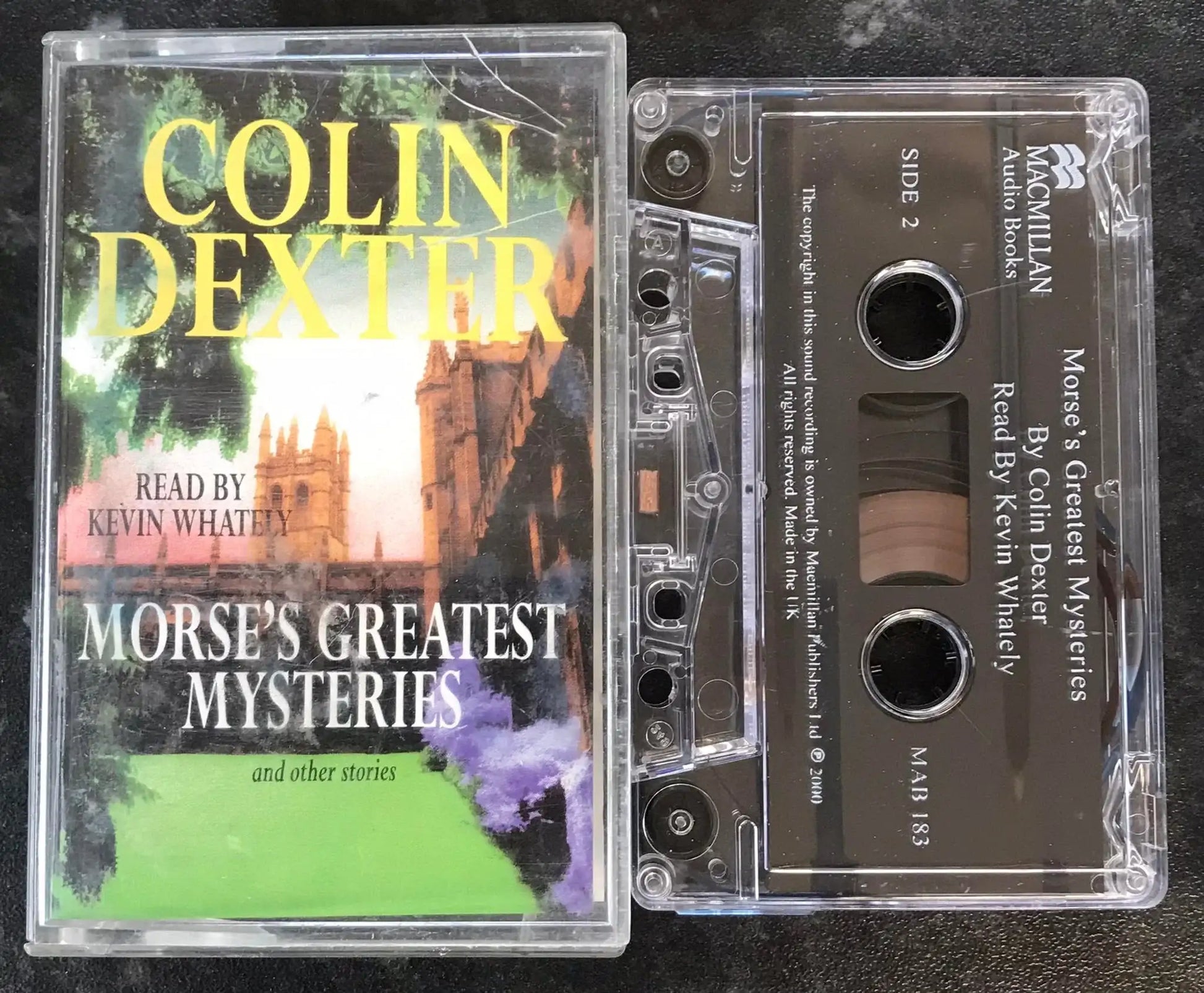 Colin Dexter, Morse's Greatest Mysteries, Macmillan Audio Books, MAB No. 183 Magretro