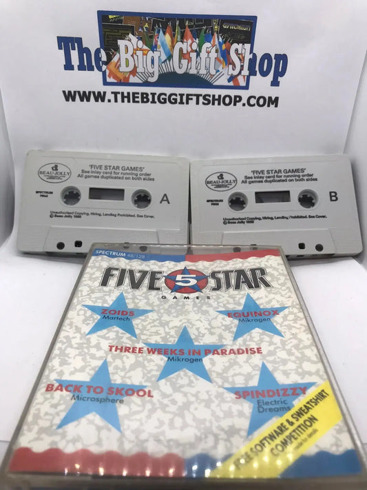 Five Star Games compilation, ZX Spectrum by Beau Jolly Magretro