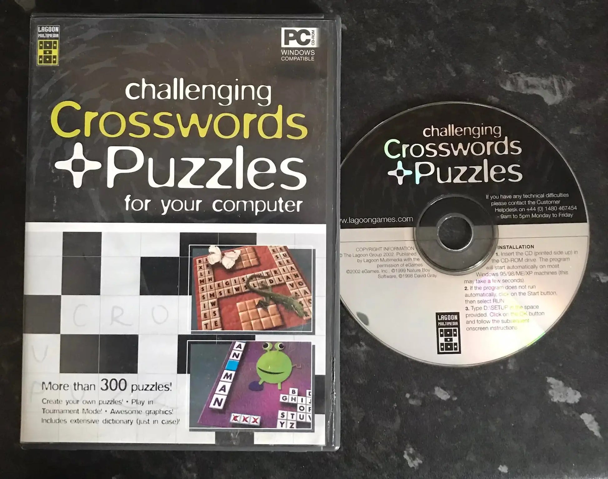 Challenging Crosswords + Puzzles for your computer, PC Game Magretro