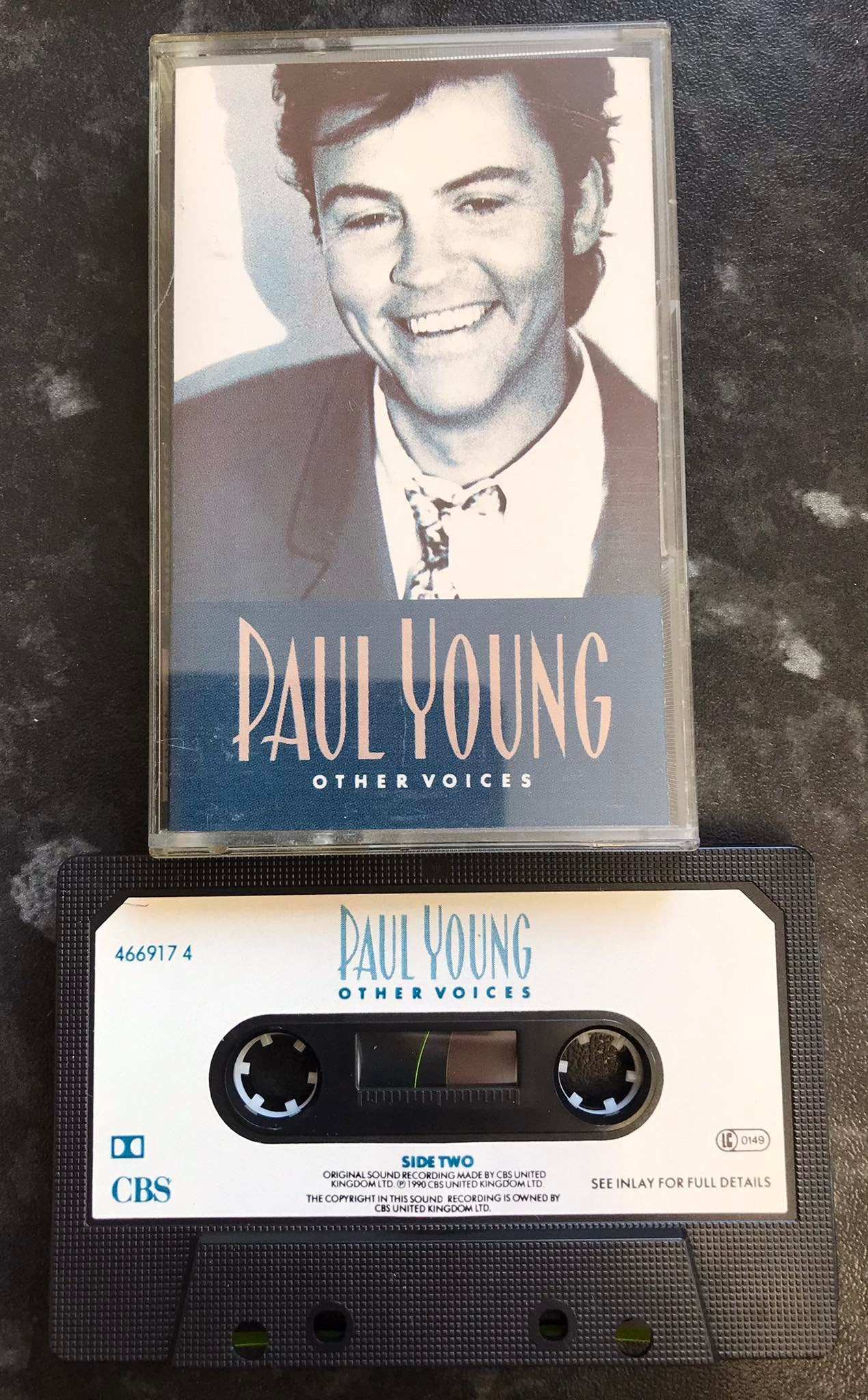 Paul Young, Other Voices Album, CBS, 466917 4, Vintage Cassette Magretro