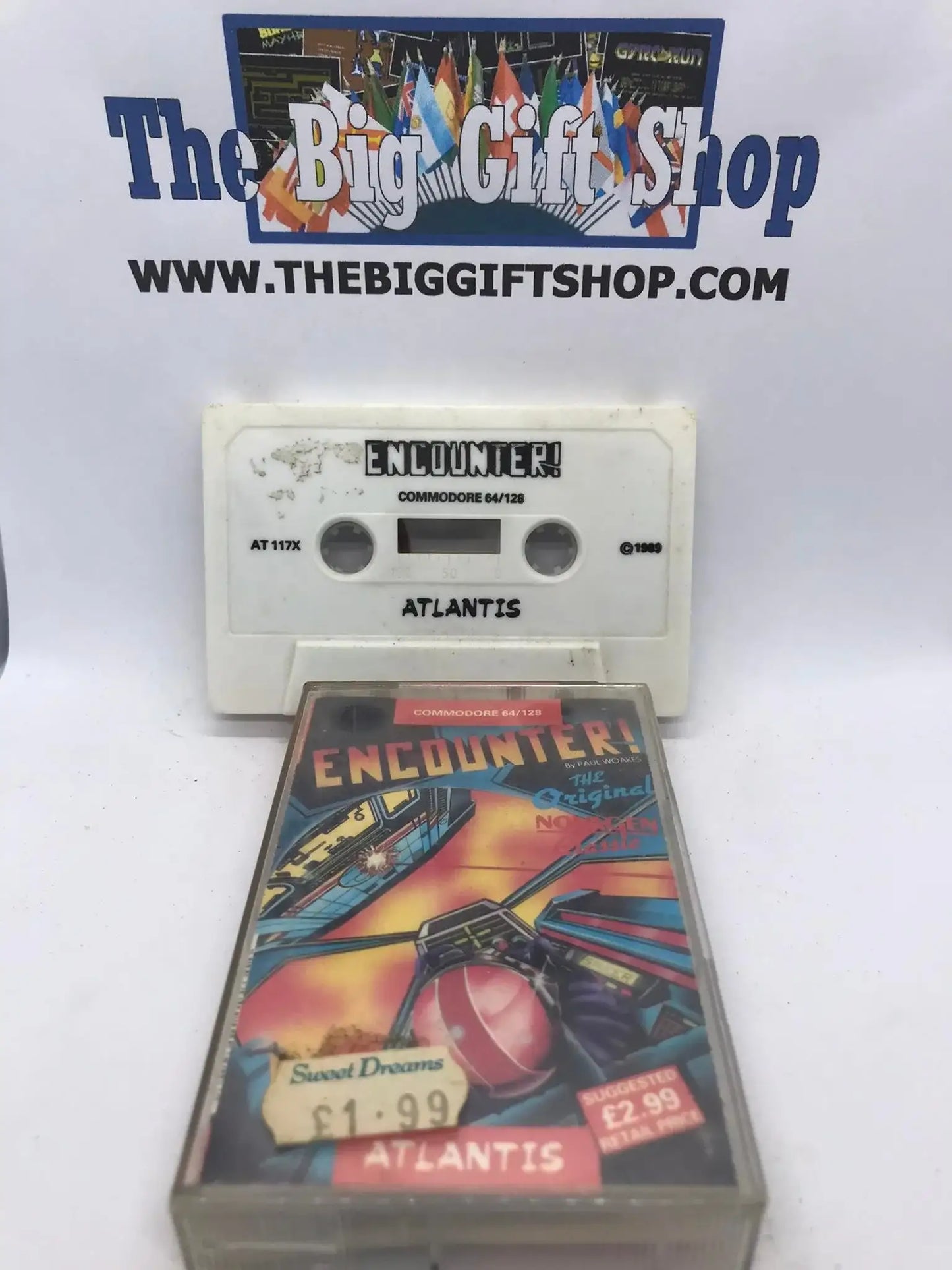 Encounter, C64, Released by Atlantis (RARE), WORKING Magretro