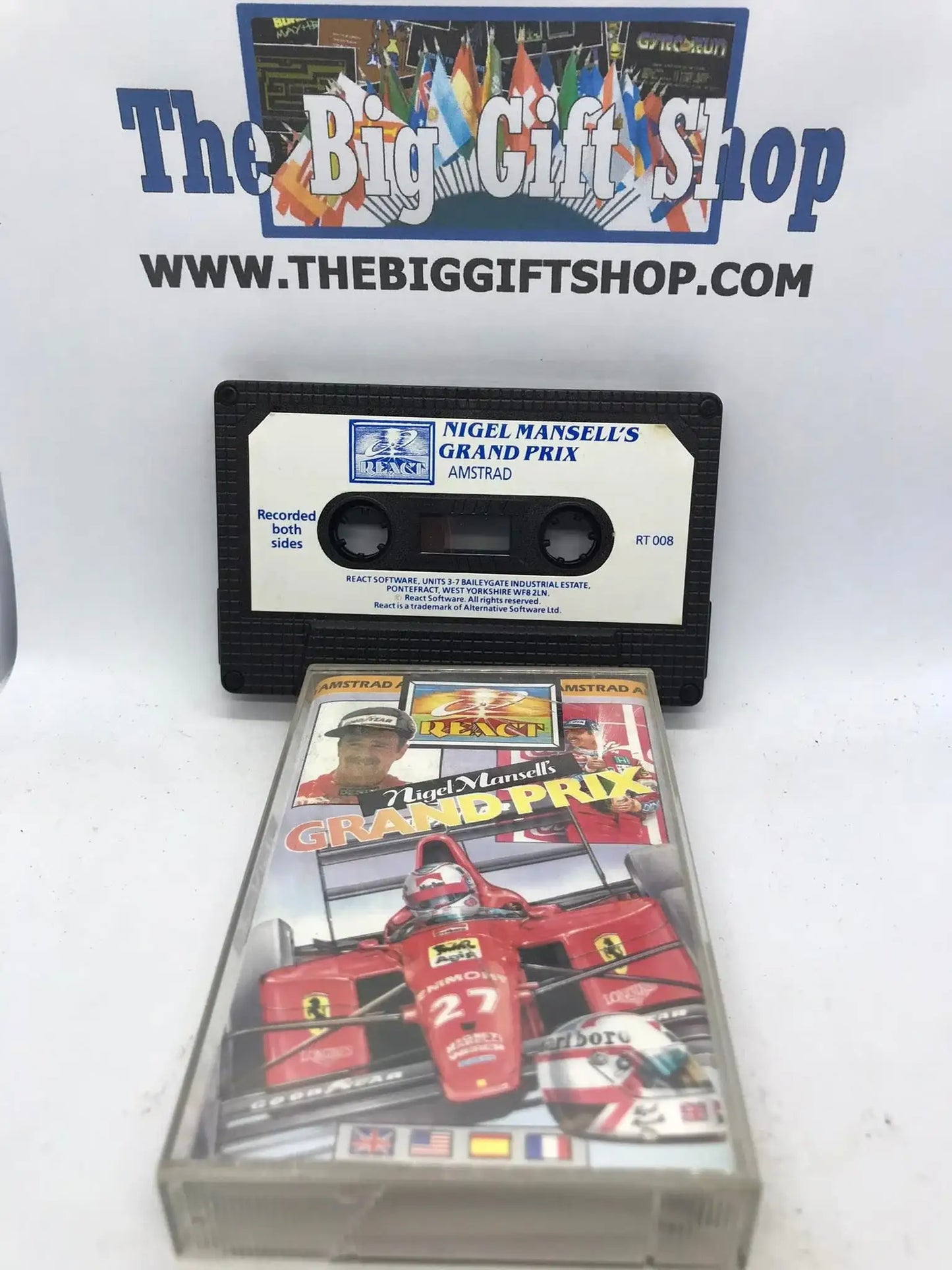 Nigel Mansell's Grand Prix (React), CPC 464 / 664 Magretro