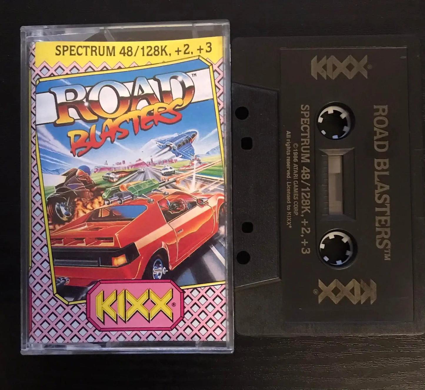 Road Blasters, ZX Spectrum, Released by KIXX, WORKING Magretro