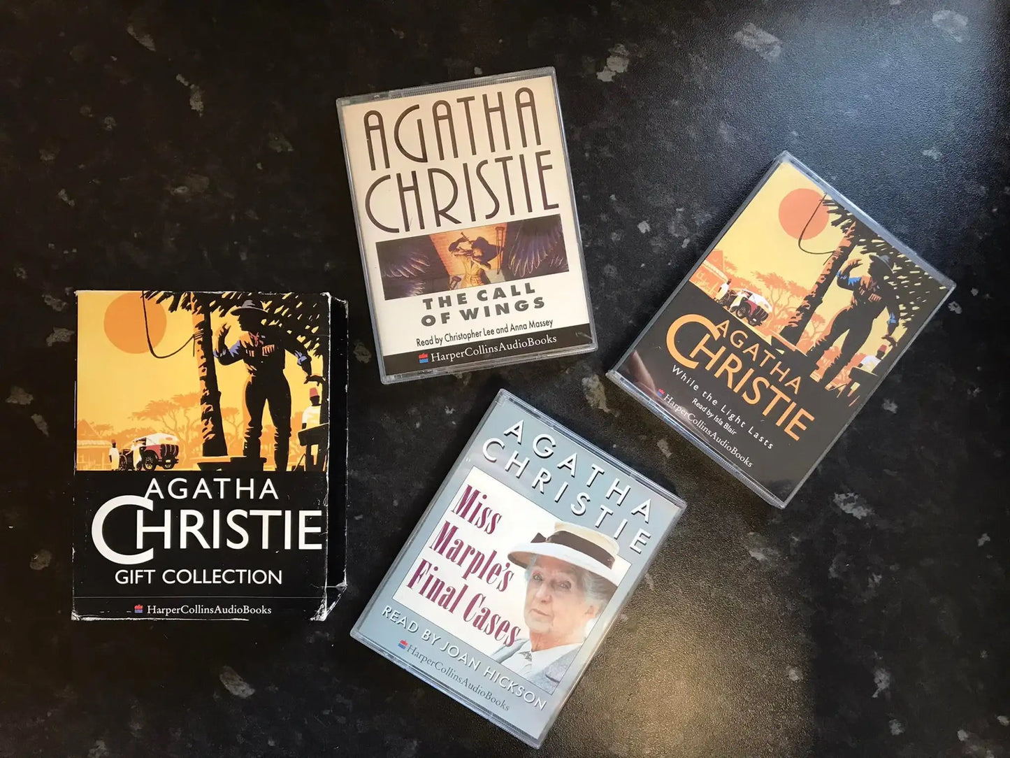 Agatha Christie Gift Collection, 3 x Double Cassettes, Audiobook, (RARE),HCA 586 Magretro