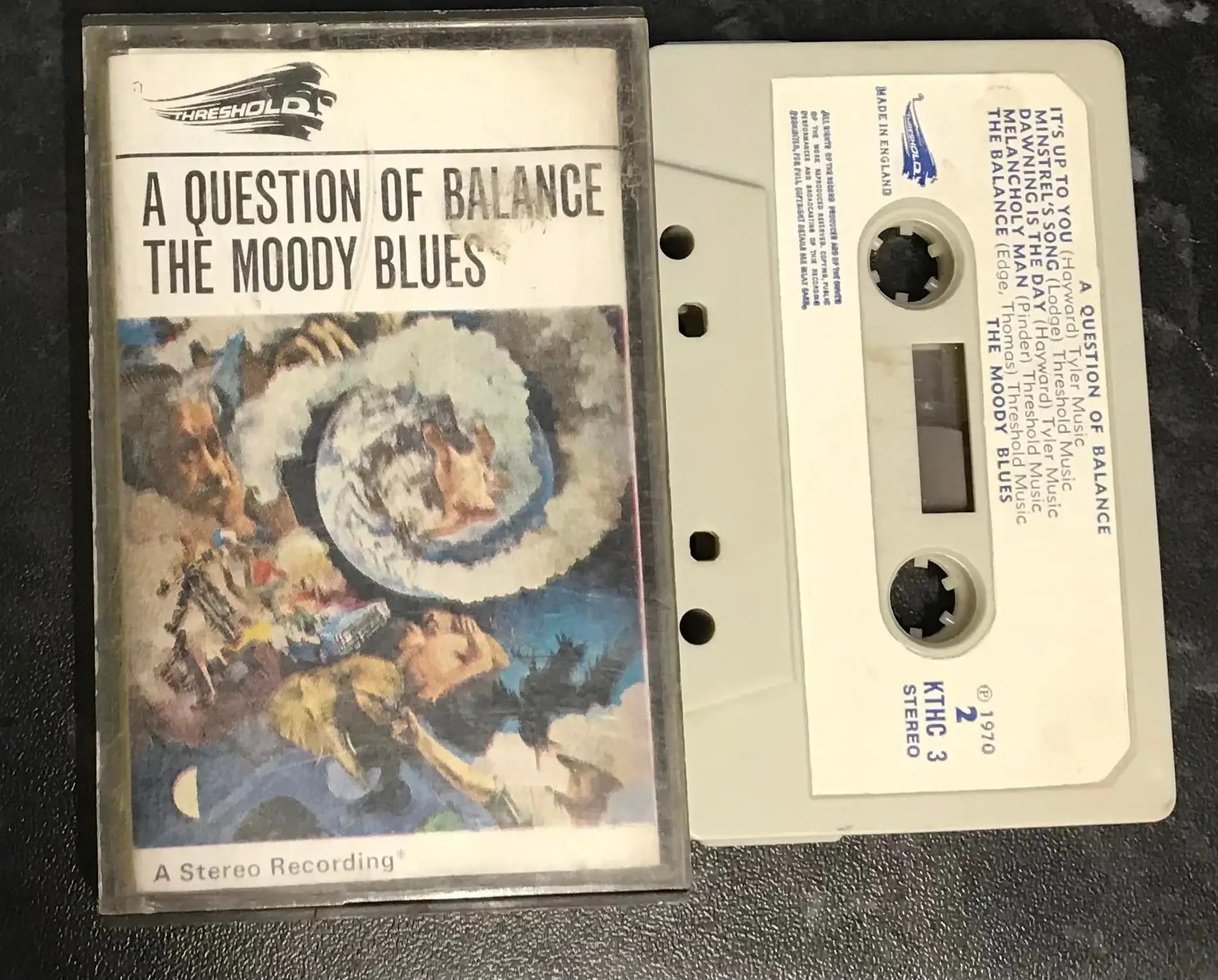 The Moody Blues, A Question of Balance Album, Threshold,KTHC 3,Vintage Cassette Magretro