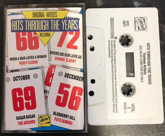 Hits Through the Years Album, Volume 1, dto 10271, Vintage Cassette Magretro