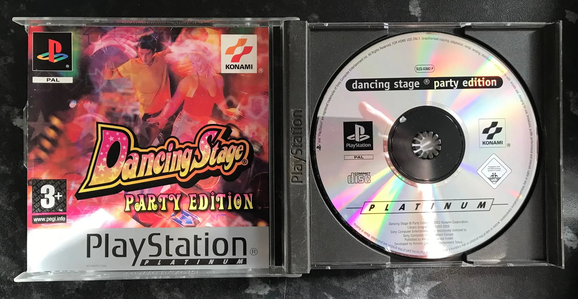Dancing Stage Party Edition Platinum, PS1 Playstation One Game Boxed (PAL UK) Magretro