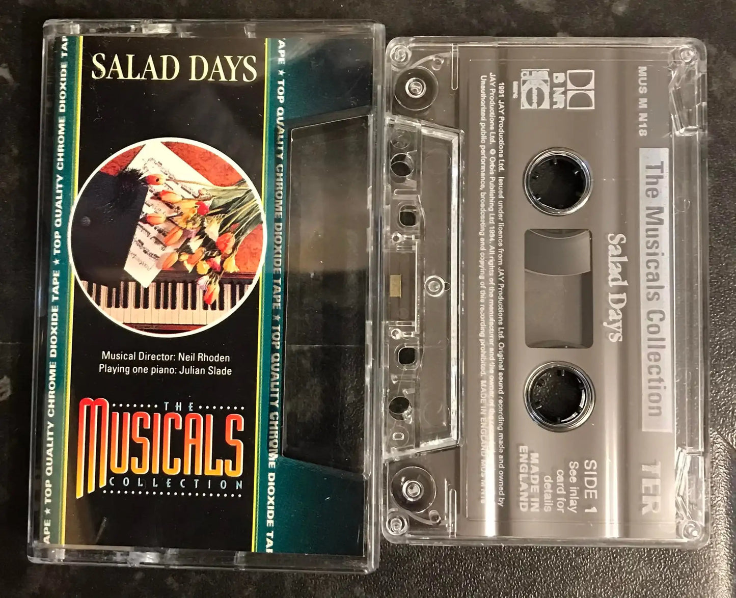 The Musicals Collection, no 18, Salad Days, MUS M N18, Vintage Cassette Magretro