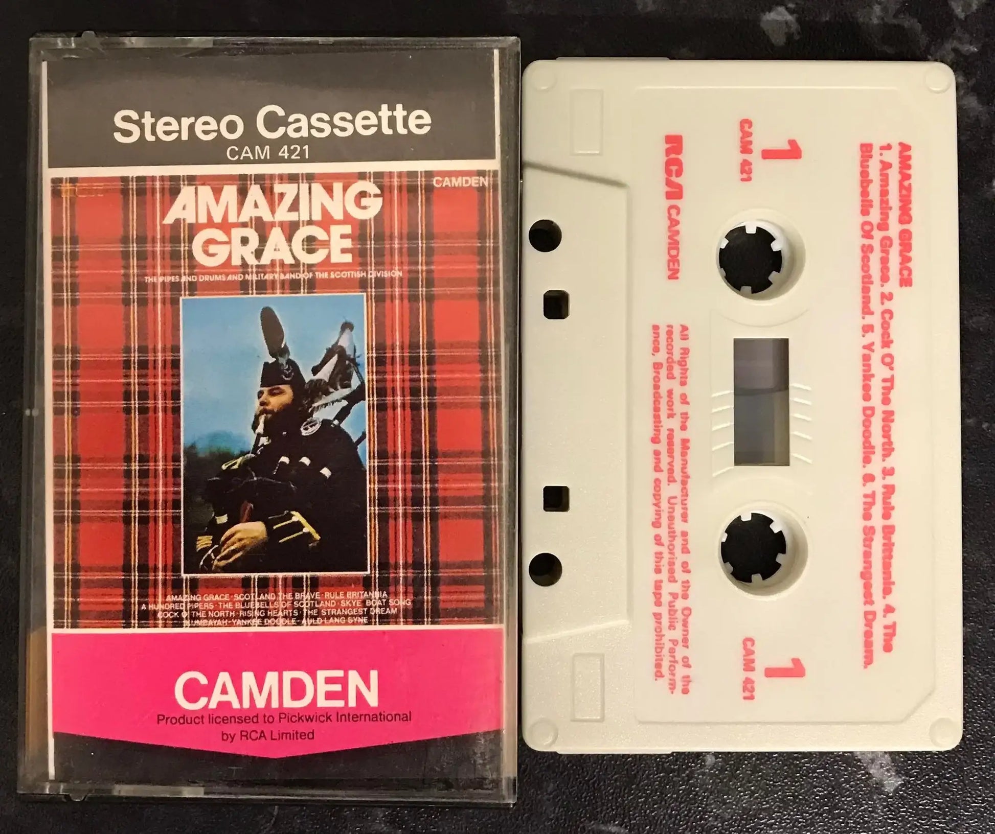 Amazing Grace, The Pipes And Drums & Military Band Scottish Division, CAM 421 Magretro