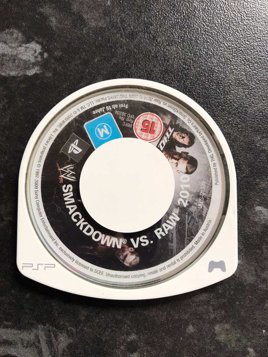 smackdown vs raw 2010 wwe psp game No Box or Instructions Magretro