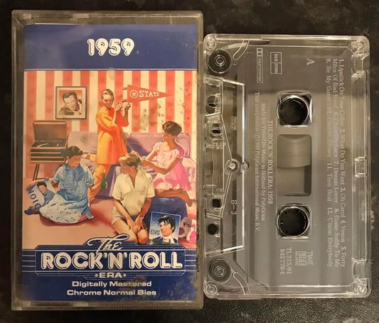 1959, The Rock 'N' Roll Era Album, Time Life Music, TL 515/01, Vintage Cassette Magretro