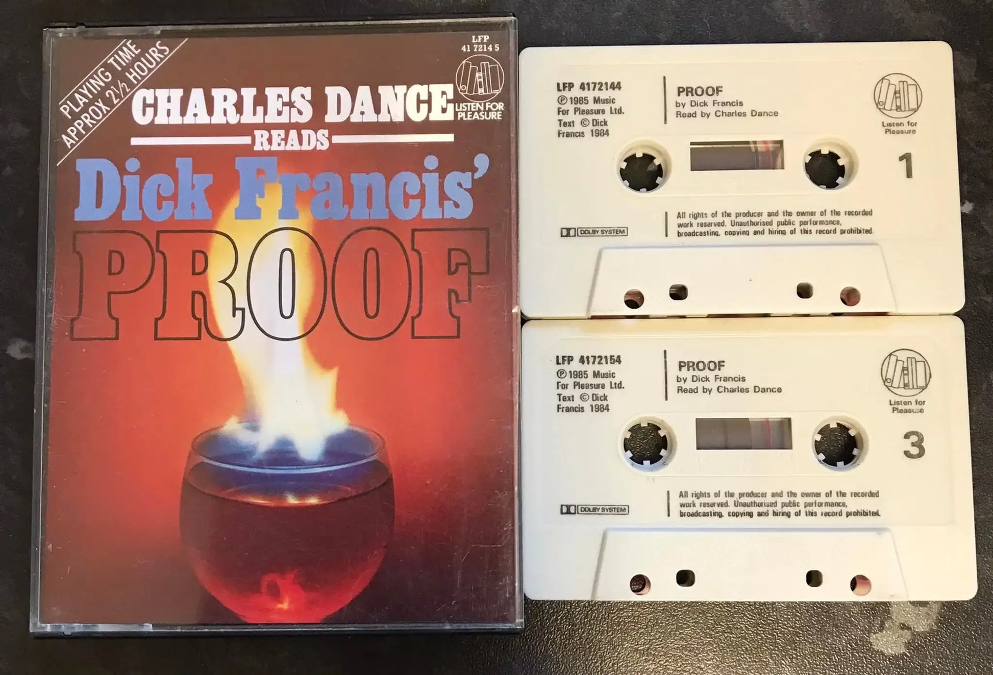 Proof Audiobook, Dick Francis, Vintage Cassette Magretro