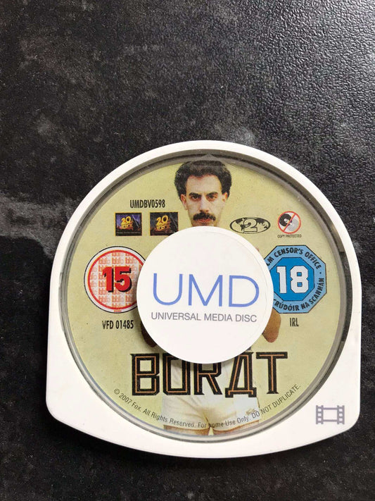 borat, movie, PSP, PAL, No Box or Instructions Magretro