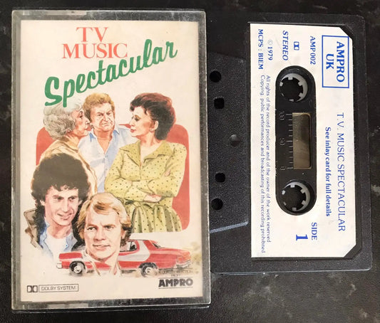TV Music Spectacular Album, 1979 Ampro Uk, Amp 002, Vintage Cassette Magretro