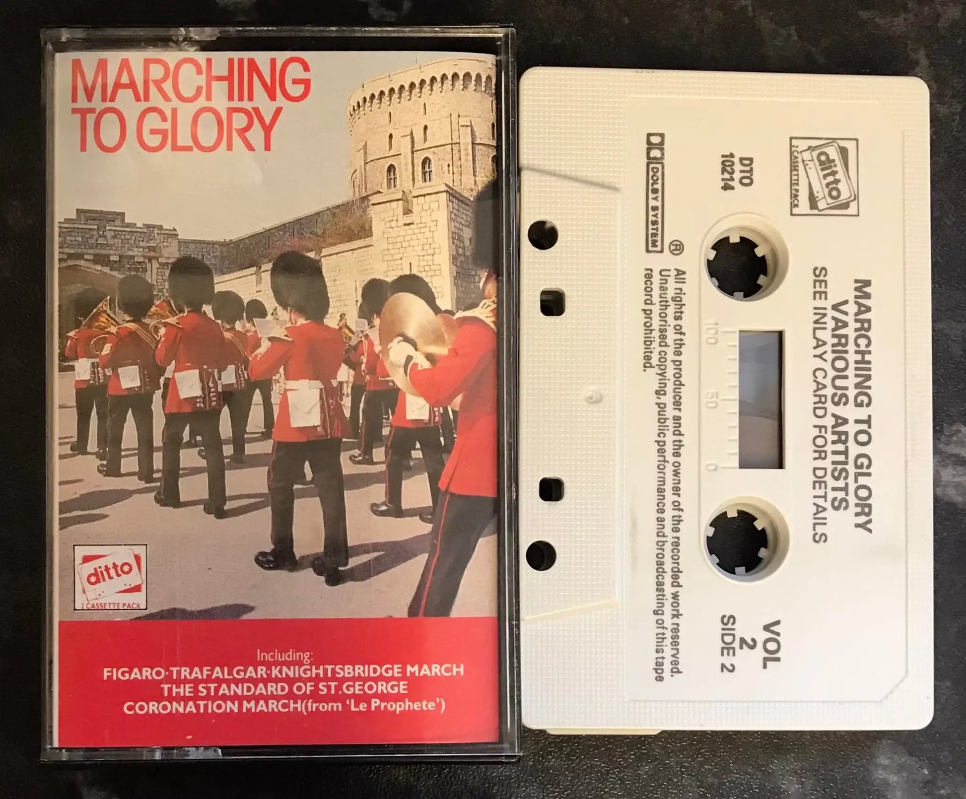 Marching to Glory Double Album, Ditto, DTO 10214, Vintage Cassette Magretro