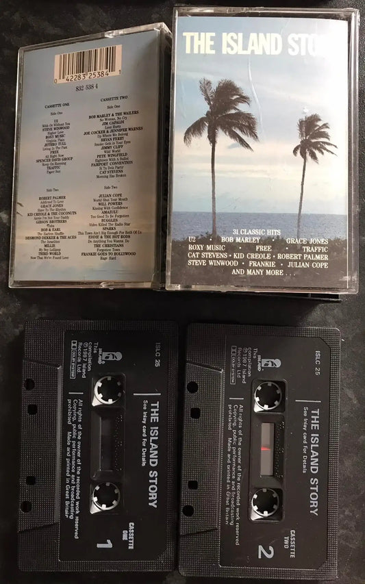 The Island Story Double Album, Island Records, ISLC 25, Vintage Cassette Magretro