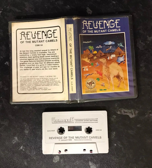 Revenge of the Mutant Camels, C64, by Llamasoft (RARE), Jeff Minter, WORKING Magretro