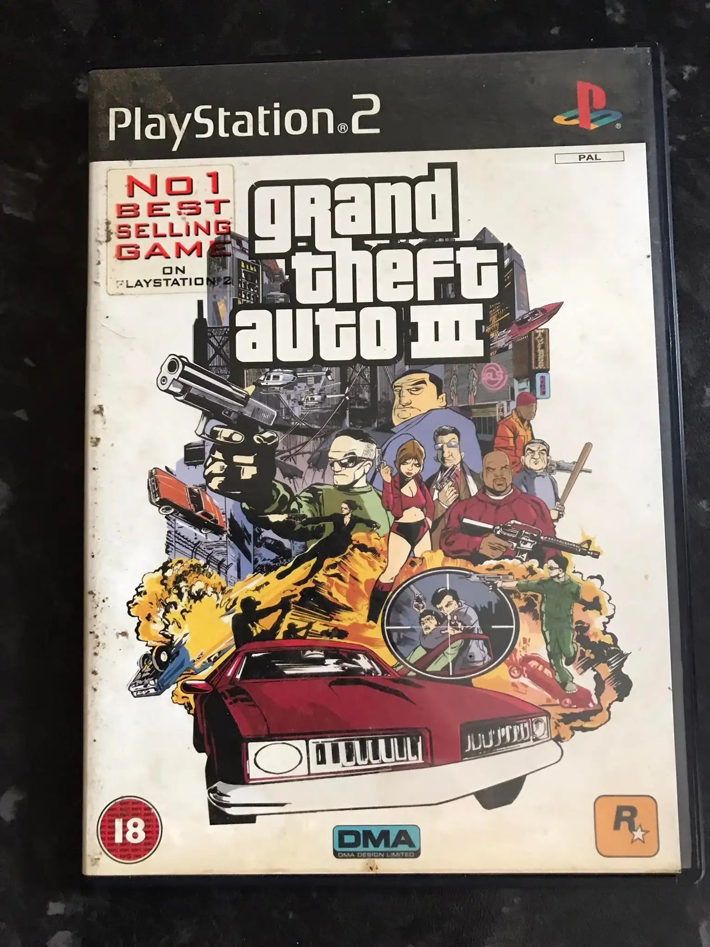 Grand Theft Auto III, PS2 Game, PAL Magretro