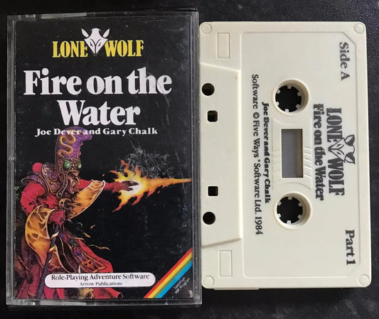 Lone Wolf. Fire On The Water, ZX Spectrum, Released by Arrow Publications Magretro