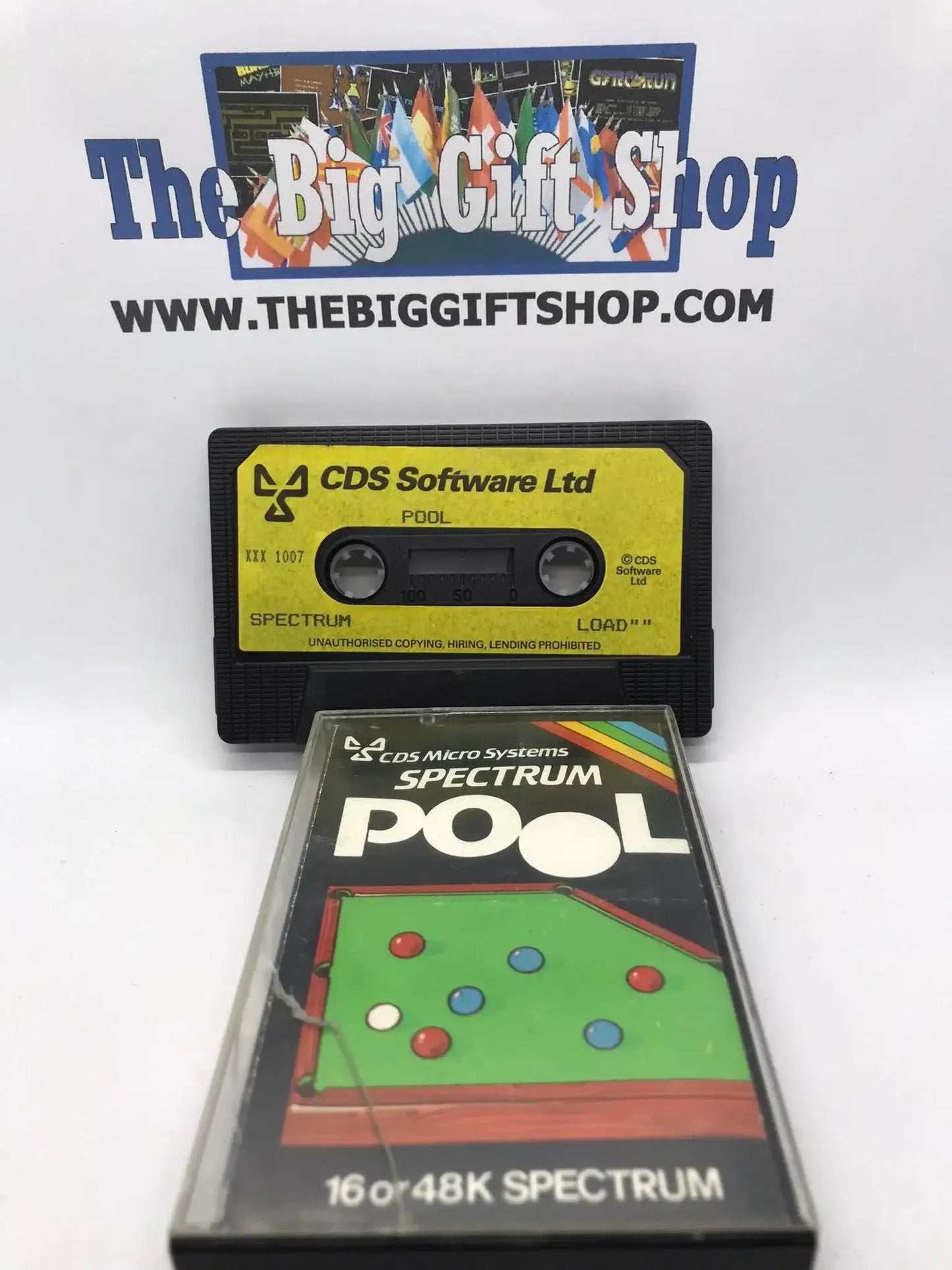 Spectrum Pool (CDS) (Tested Working), ZX Spectrum, Released by Cds Software Magretro