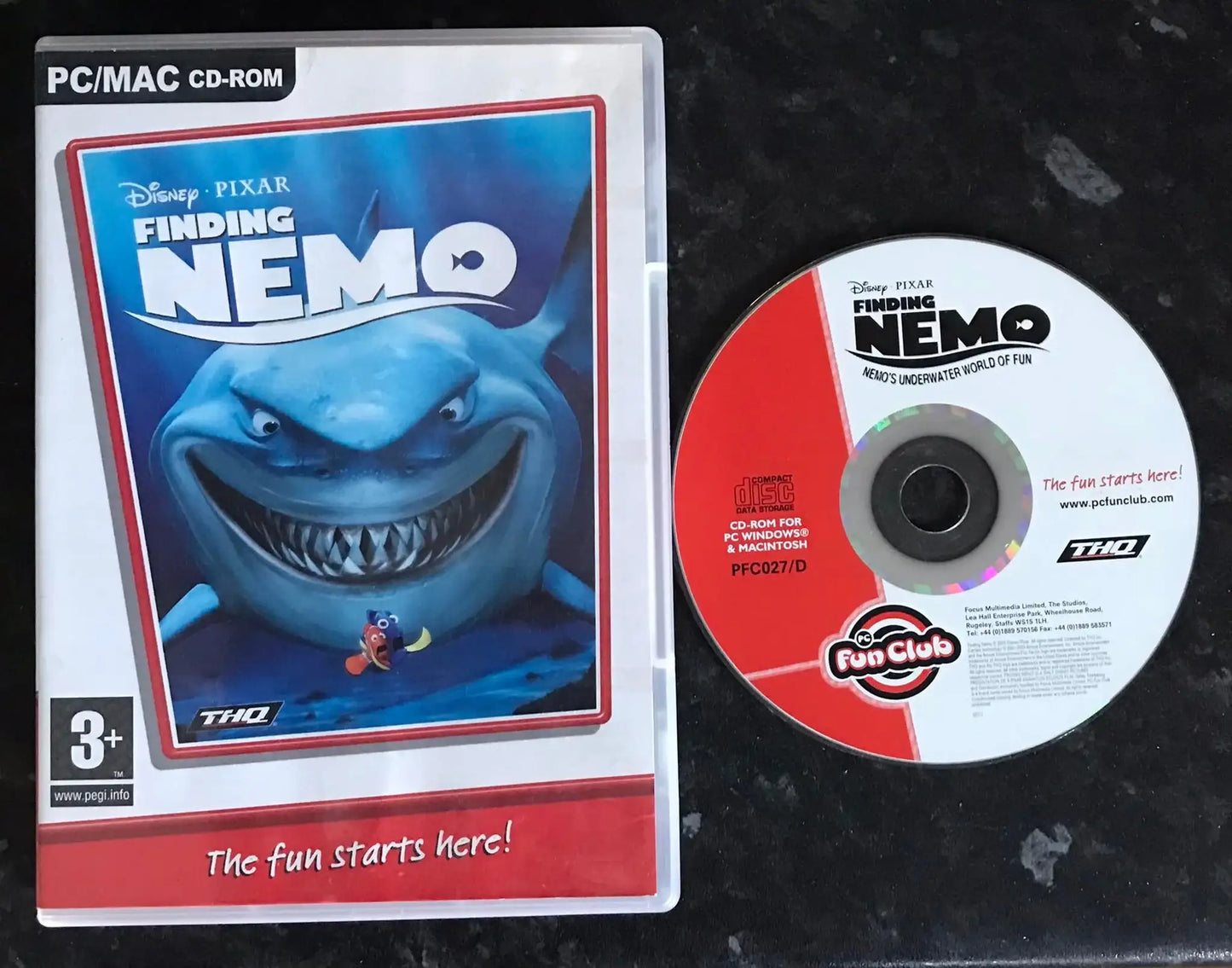 Finding Nemo Underwater World Of Fun, PC Game, Mac Game Magretro