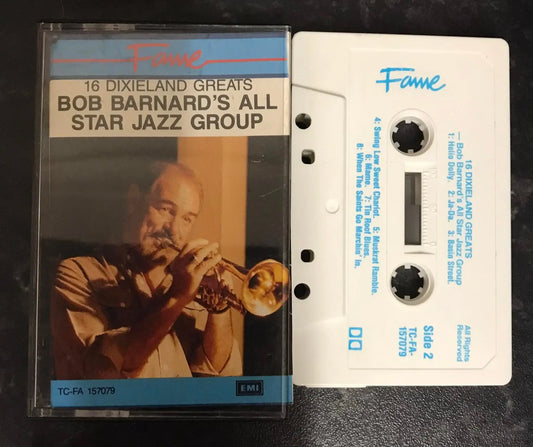 Bob Barnard's All Star Jazz Group, FAME LABEL, TC-FA-157079, Vintage Cassette Magretro
