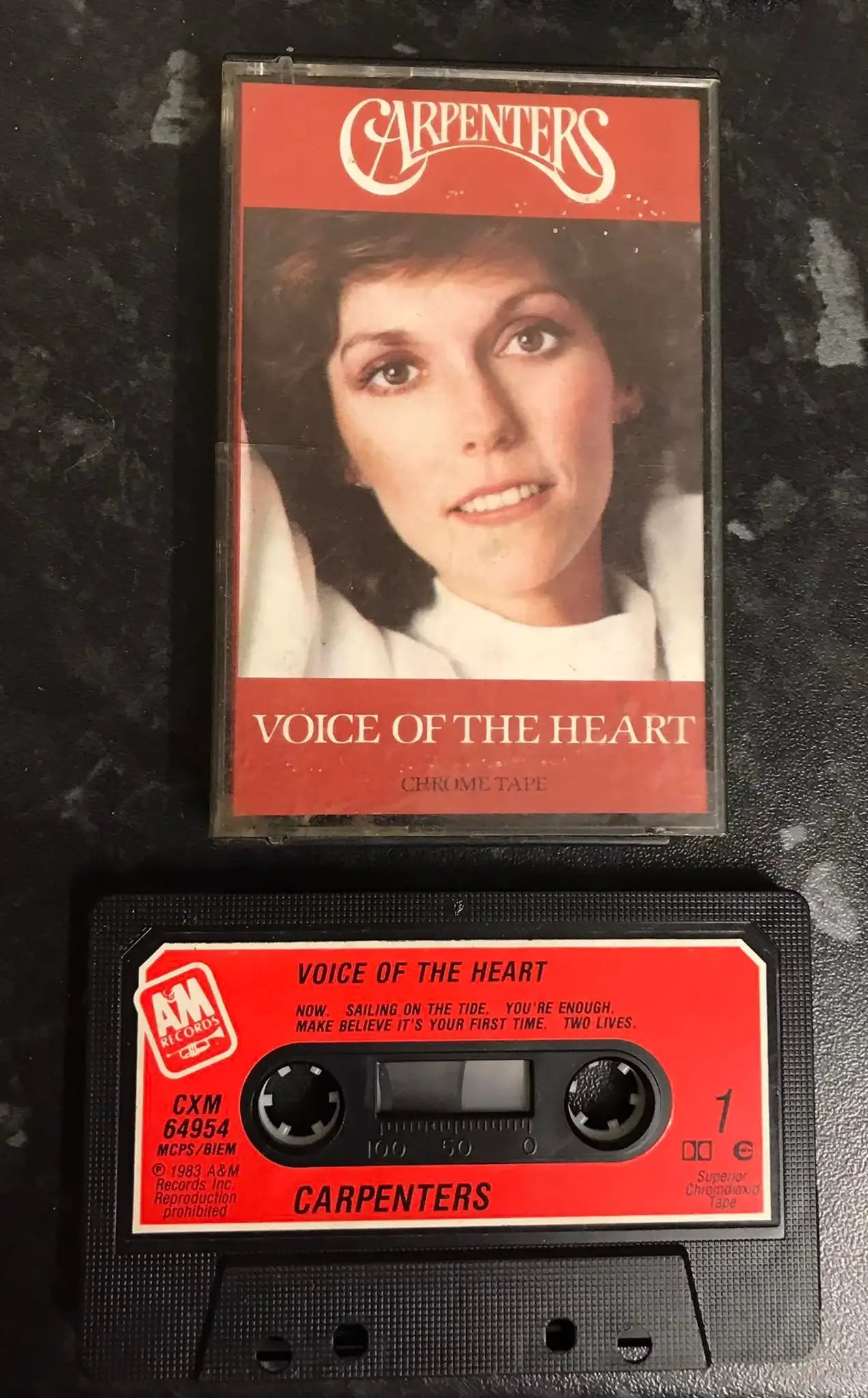 Carpenters, Voice Of The Heart Album, A&M Records, CXM 64954 Magretro