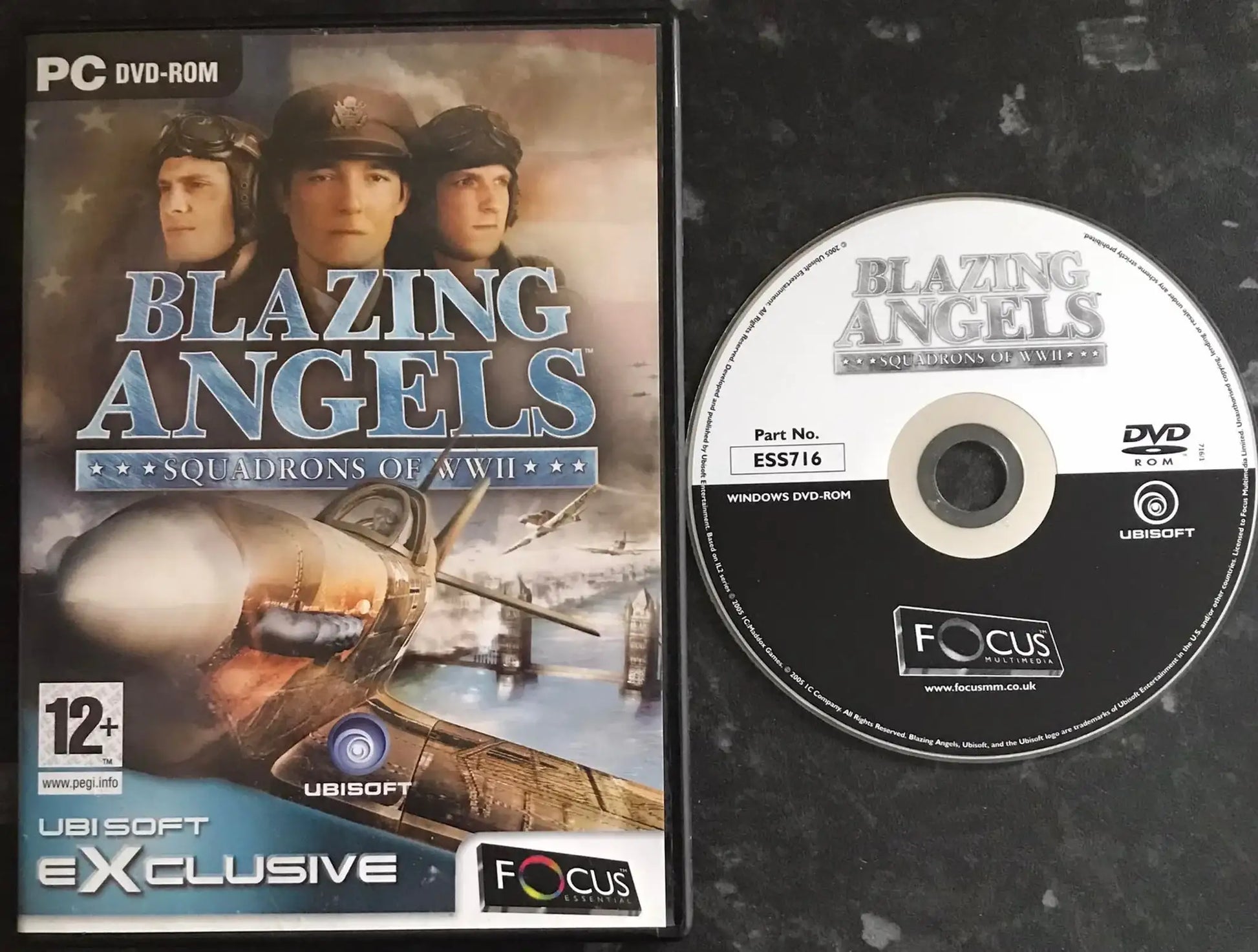 Blazing Angels, Squadrons of WWII, UK PAL, PC Game Magretro