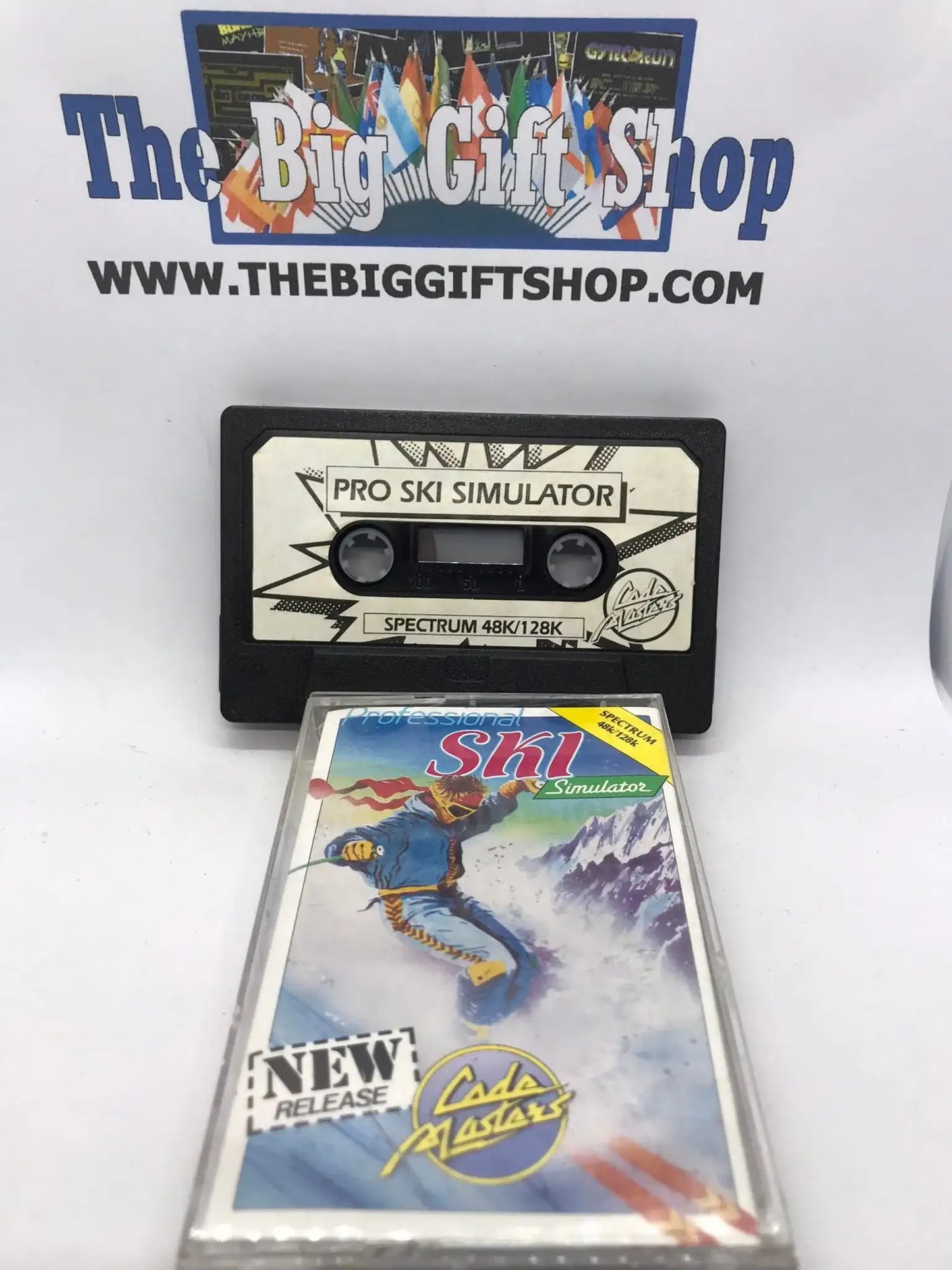Professional Ski Simulator (Tested and Working), ZX Spectrum, Codemasters Magretro