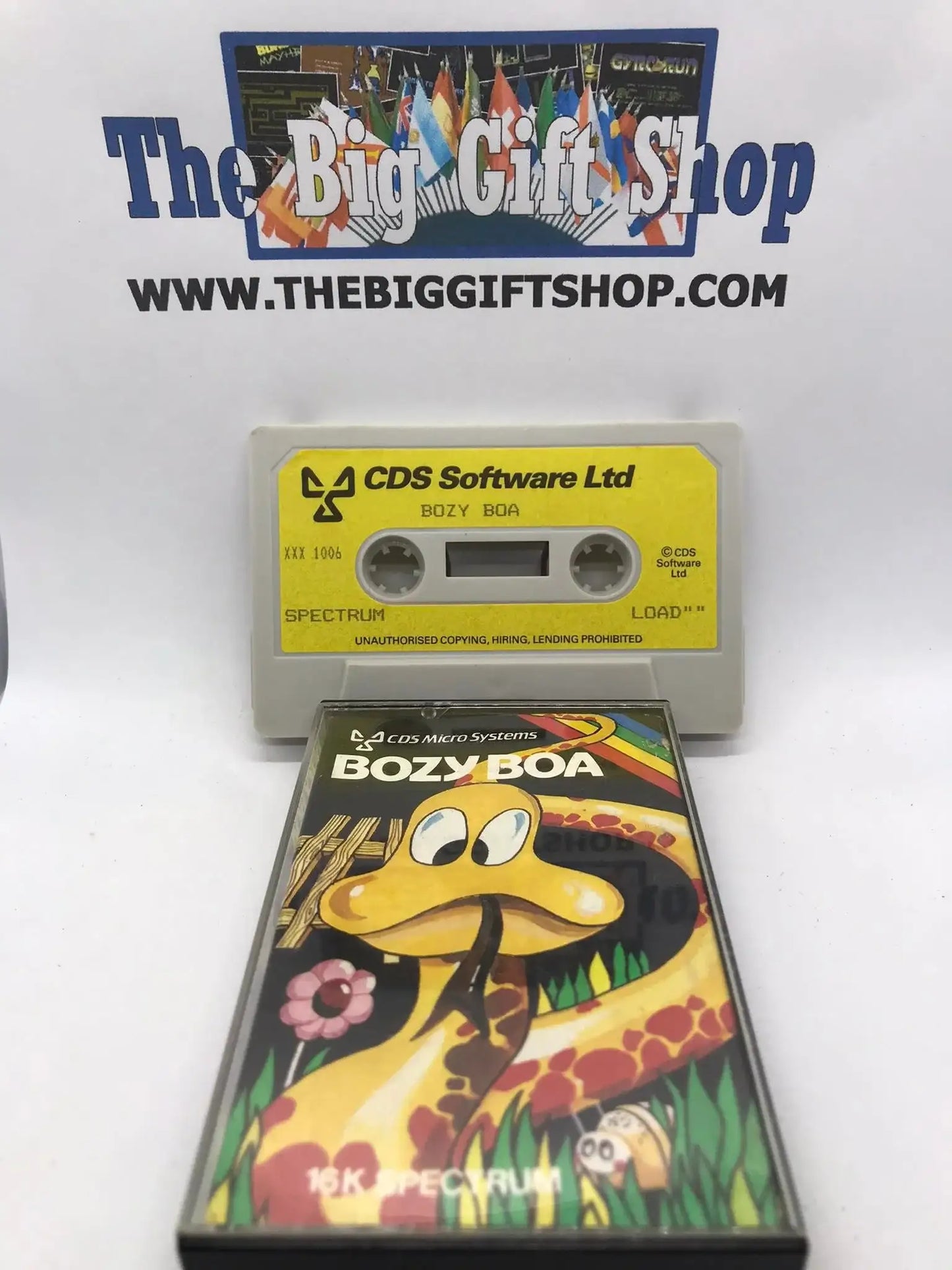 Bozy Boa (Tested Working), ZX Spectrum, Released by CDS Micro Magretro