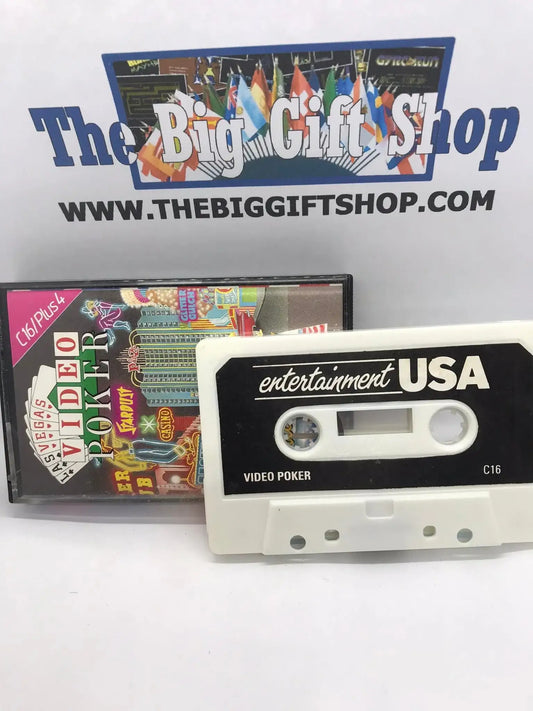 Las Vegas Video Poker, Commodore C16, plus/4, Released by Entertainment usa Magretro