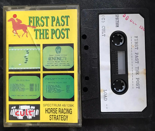 First Past The Post, ZX Spectrum, Released by Cult Games, WORKING, RARE Magretro