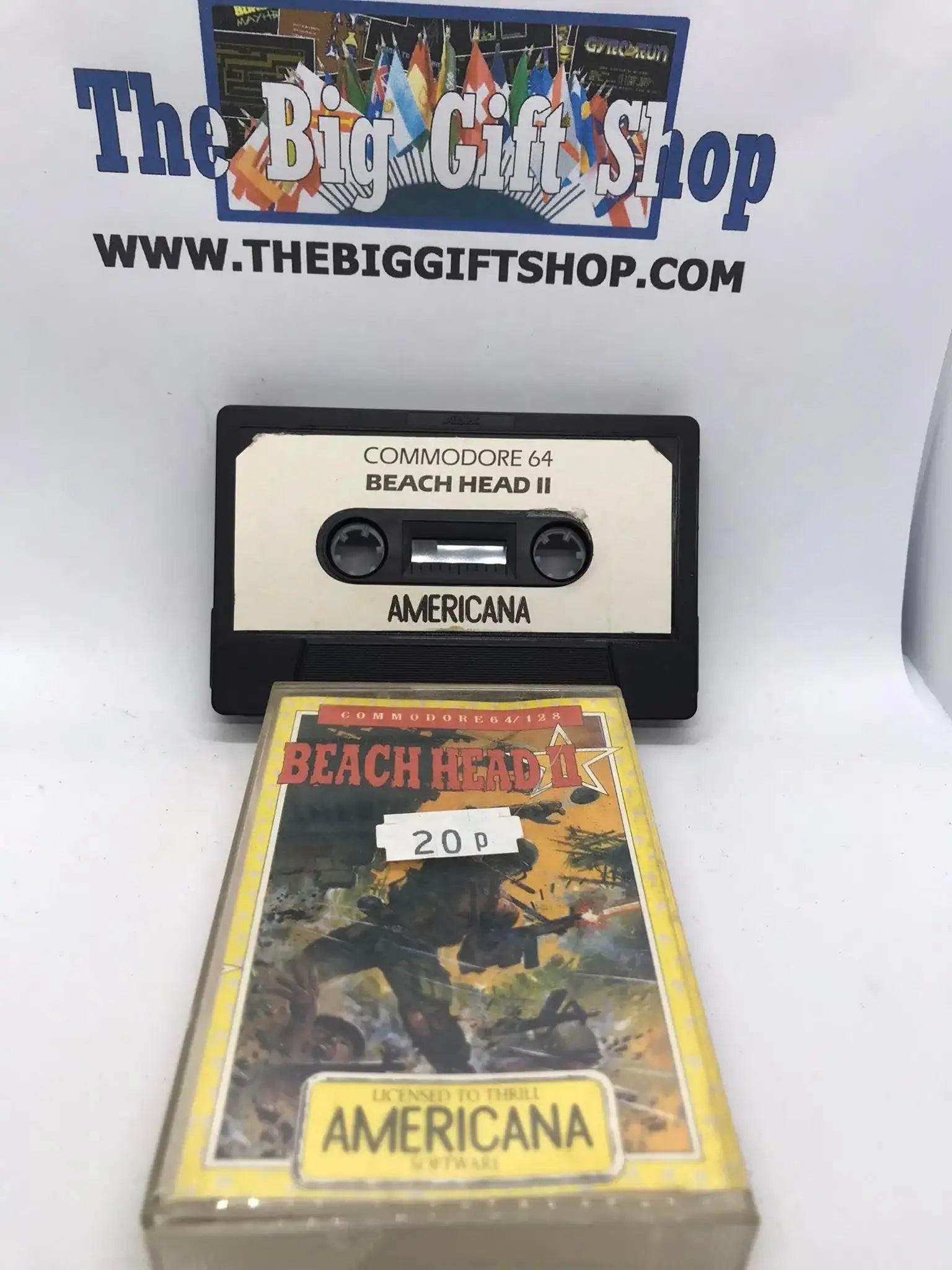 Beach Head II (Americana), C64, Released by Americana Software, WORKING Magretro