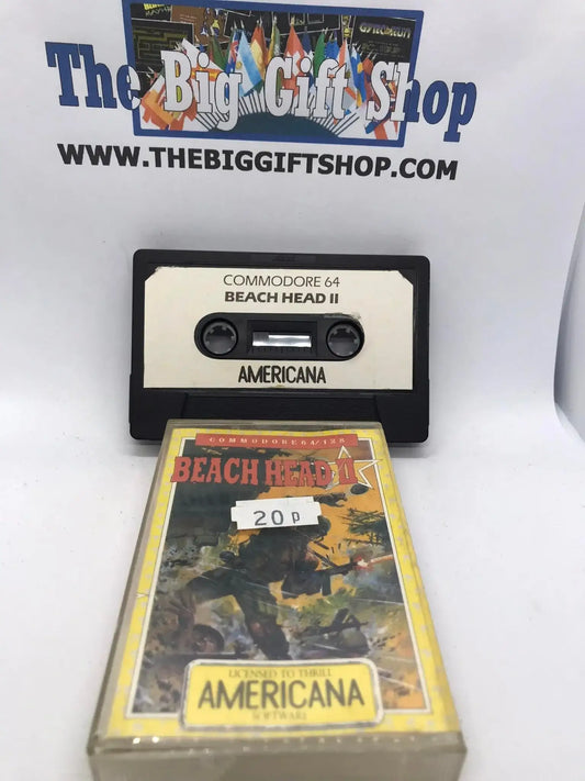 Beach Head II (Americana), C64, Released by Americana Software, WORKING Magretro