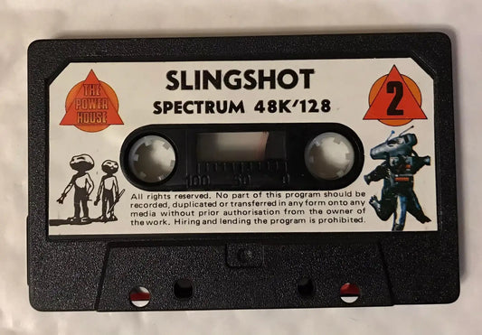 Slingshot, ZX Spectrum game by The Power House, No Box Magretro
